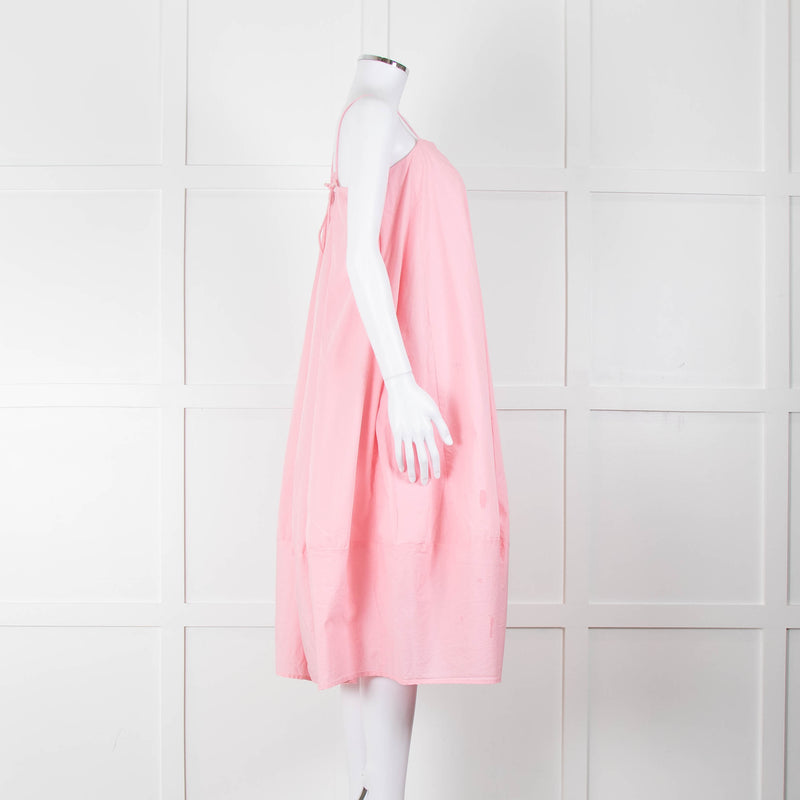 Free People Pale Pink Sleeveless Cotton Dress