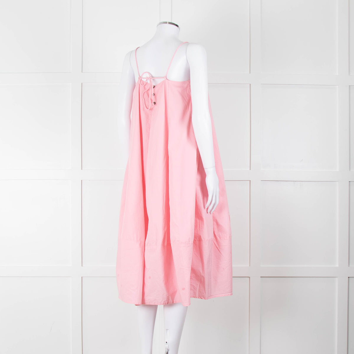 Free People Pale Pink Sleeveless Cotton Dress