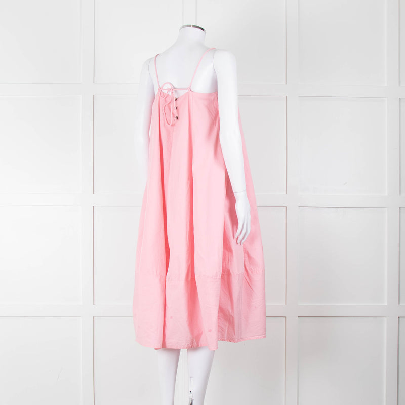 Free People Pale Pink Sleeveless Cotton Dress