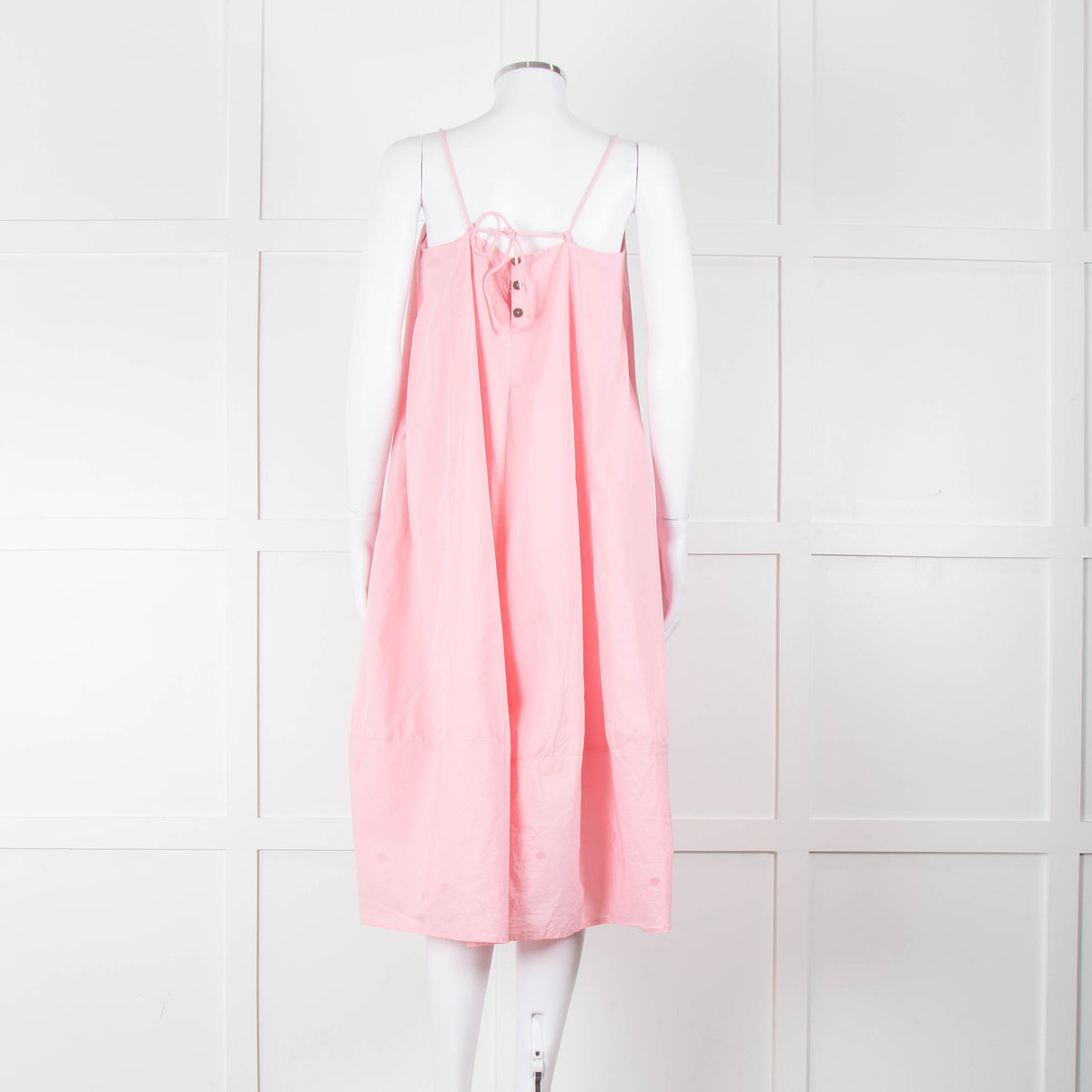 Free People Pale Pink Sleeveless Cotton Dress