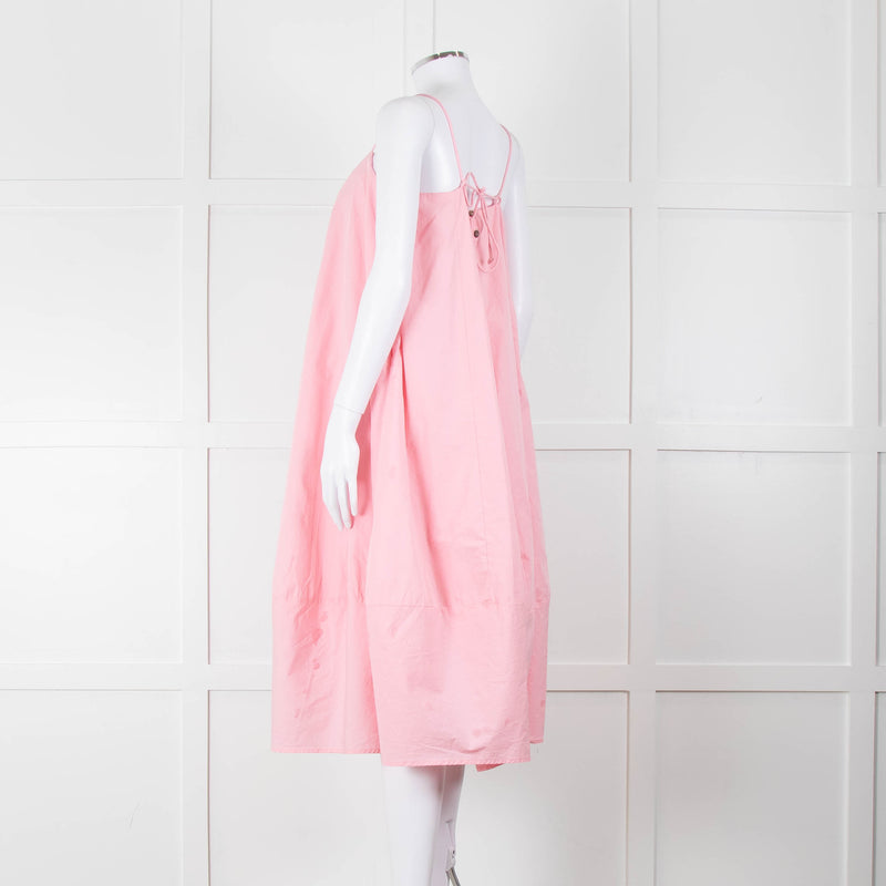 Free People Pale Pink Sleeveless Cotton Dress