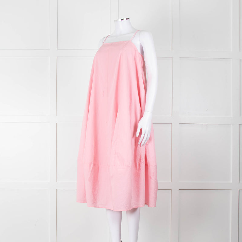 Free People Pale Pink Sleeveless Cotton Dress