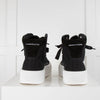 Alexander McQueen Black High-Top Deck Plimsoll