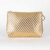 Jimmy Choo Gold Woven Tassle Clutch