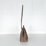 Bottega Veneta Taupe Medium Andiamo Tote Bag
