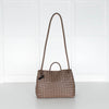 Bottega Veneta Taupe Medium Andiamo Tote Bag