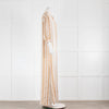 Zeus + Dione Silk Mix Ivory & Bronze Pattern Long Dress