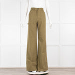 Nili Lotan Quentin Olive Green Trousers