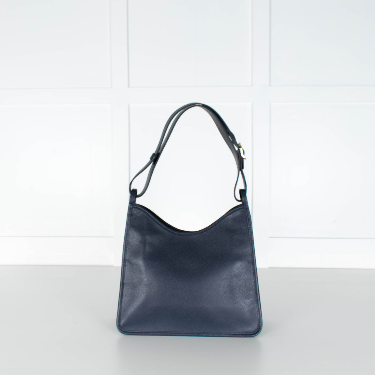 Longchamp Navy Le Foulonne Hobo Bag