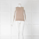 J Crew Taupe Cashmere Tank Top
