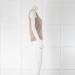 J Crew Taupe Cashmere Tank Top