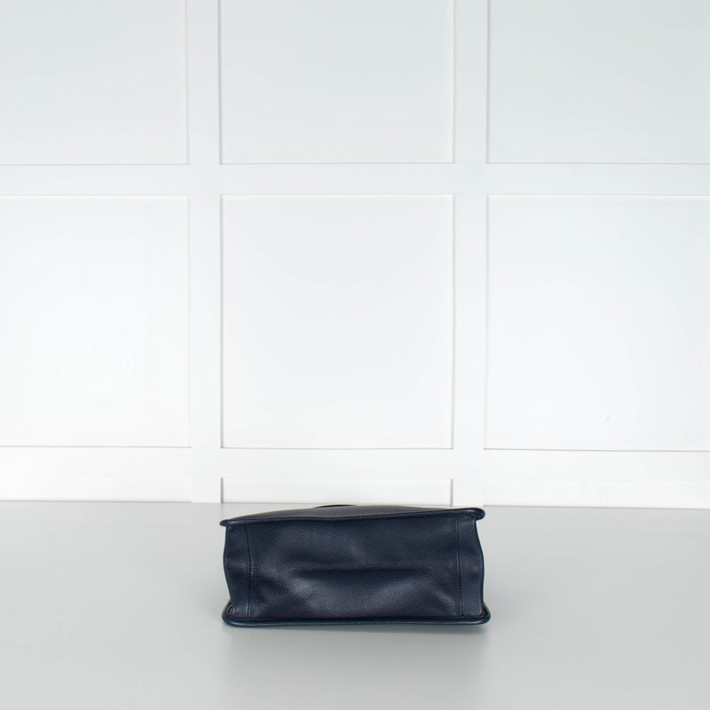 Longchamp Navy Le Foulonne Hobo Bag