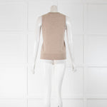 J Crew Taupe Cashmere Tank Top