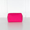 Anya Hindmarch Pink Canvas Zip Top Makeup Bag