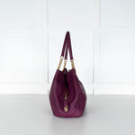 Coach Purple Turnlock Edie Shoulder Bag