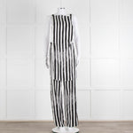 MM6 Maison Margiela Black White Stripe Dungarees