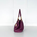 Coach Purple Turnlock Edie Shoulder Bag