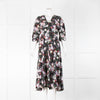 Erdem Cressida Floral Print Crepe De Chine Midi Dress