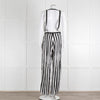 MM6 Maison Margiela Black White Stripe Dungarees