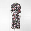 Erdem Cressida Floral Print Crepe De Chine Midi Dress