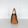 Michael Kors Cream Canvas Top Handle Tote With Detachable Long Strap
