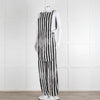 MM6 Maison Margiela Black White Stripe Dungarees