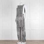 MM6 Maison Margiela Black White Stripe Dungarees