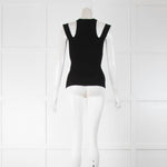 Alexander McQueen Black Cutout Tanktop