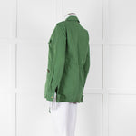 Lily Aldridge For Velvet Green Zip Up Jacket