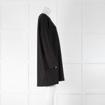 Le Set Black Long Line TShirt Dress