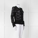 Dolce & Gabbana Black Lace Cardigan