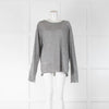 The Row Grey Melange Cashmere Top