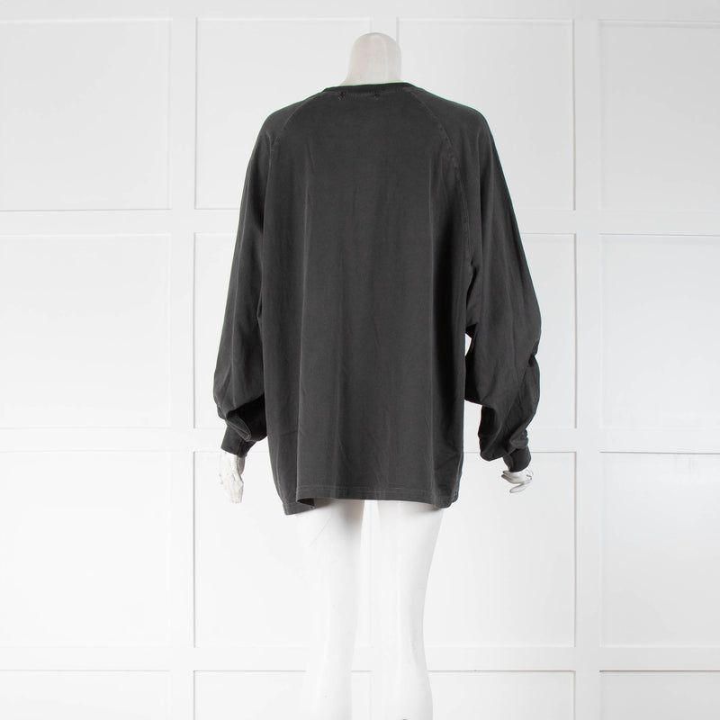 The Frankie Shop Grey Long Sleeve Top