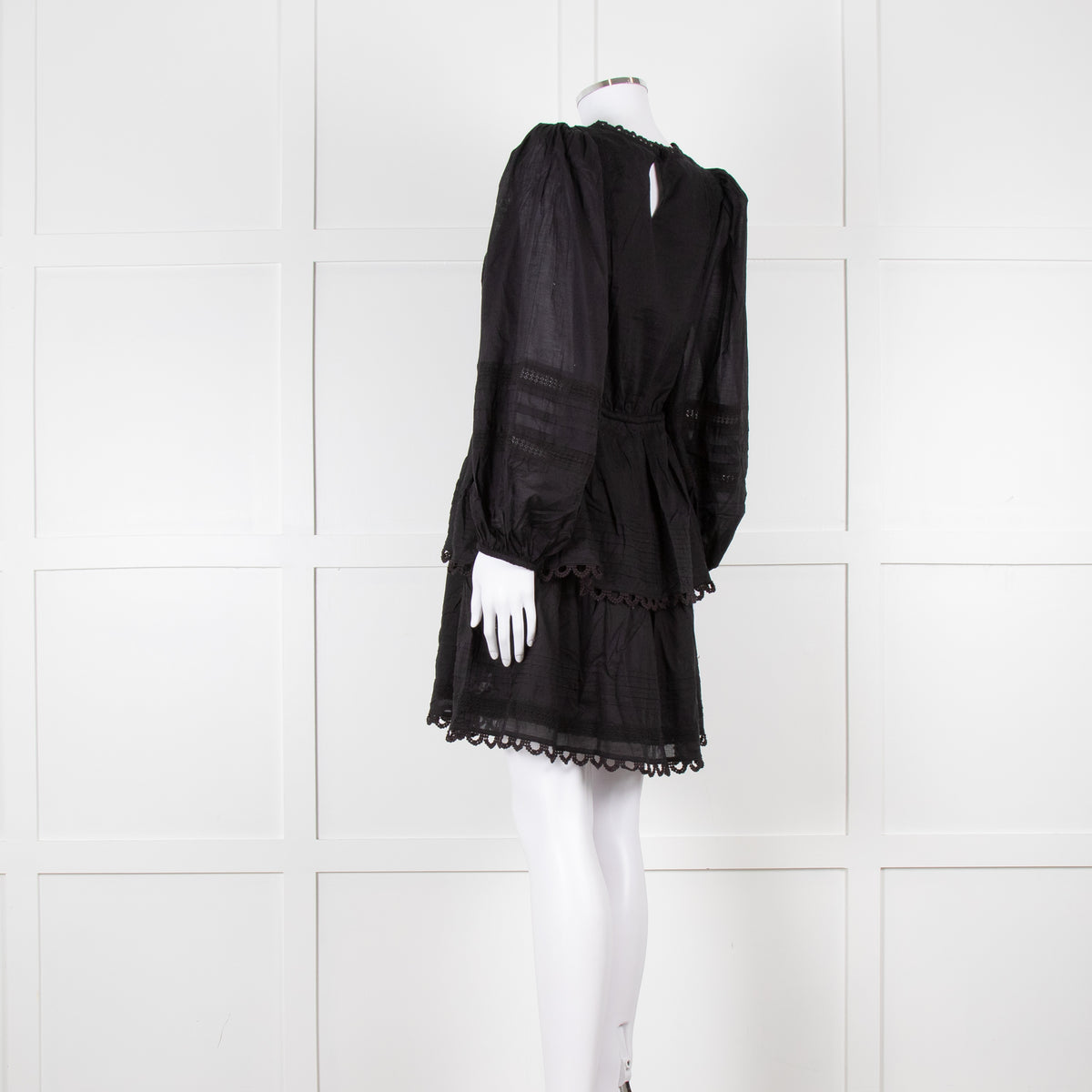 Farm Rio Black L/S Mini Dress