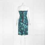 Erdem Stiff Cotton Strapless Dress