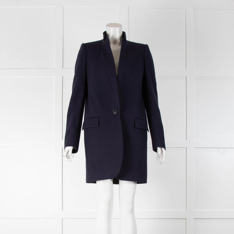 Stella McCartney Navy Bryce Coat