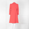 Dolce & Gabbana Salmon Pink Rose Detail Coat