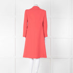 Dolce & Gabbana Salmon Pink Rose Detail Coat