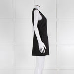 Anna Quan Black Sleeveless Waistcoat Mini Dress