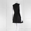 Anna Quan Black Sleeveless Waistcoat Mini Dress