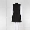 Anna Quan Black Sleeveless Waistcoat Mini Dress