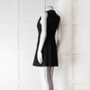 Anna Quan Black Sleeveless Waistcoat Mini Dress