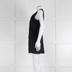 Anna Quan Black Sleeveless Waistcoat Mini Dress