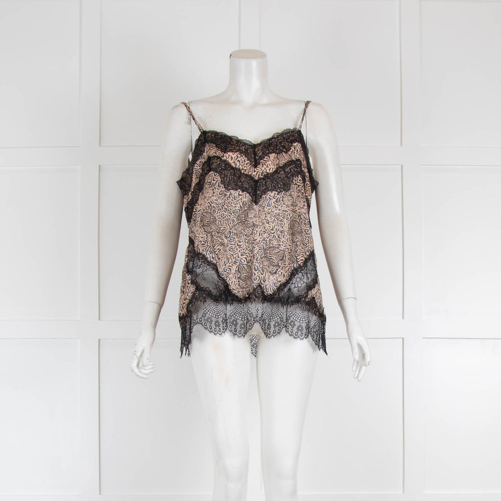 Goldhawk Leopard Lace Trim Cami