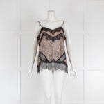 Goldhawk Leopard Lace Trim Cami
