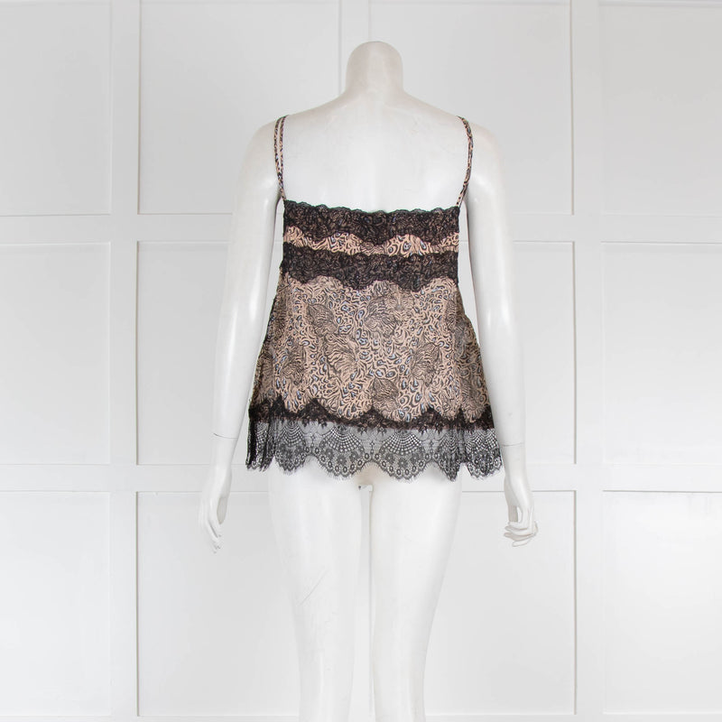 Goldhawk Leopard Lace Trim Cami