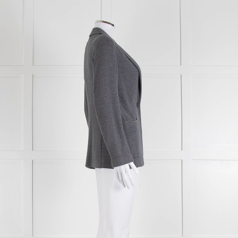 Fabiana Filippi Grey Soft Knitted Jacket