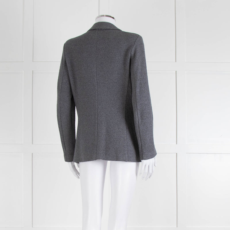 Fabiana Filippi Grey Soft Knitted Jacket