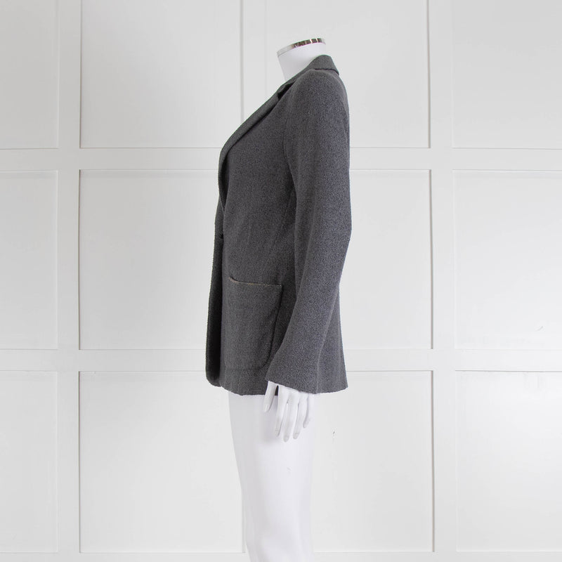 Fabiana Filippi Grey Soft Knitted Jacket