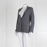 Fabiana Filippi Grey Soft Knitted Jacket